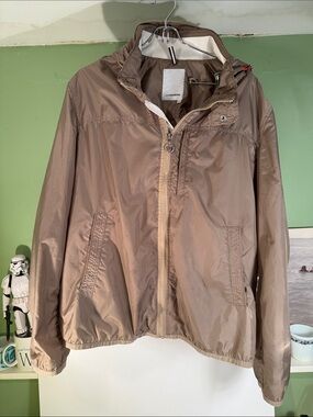 J. Lindeberg - Lightweight Hooded Windbreaker Jacket - Taupe